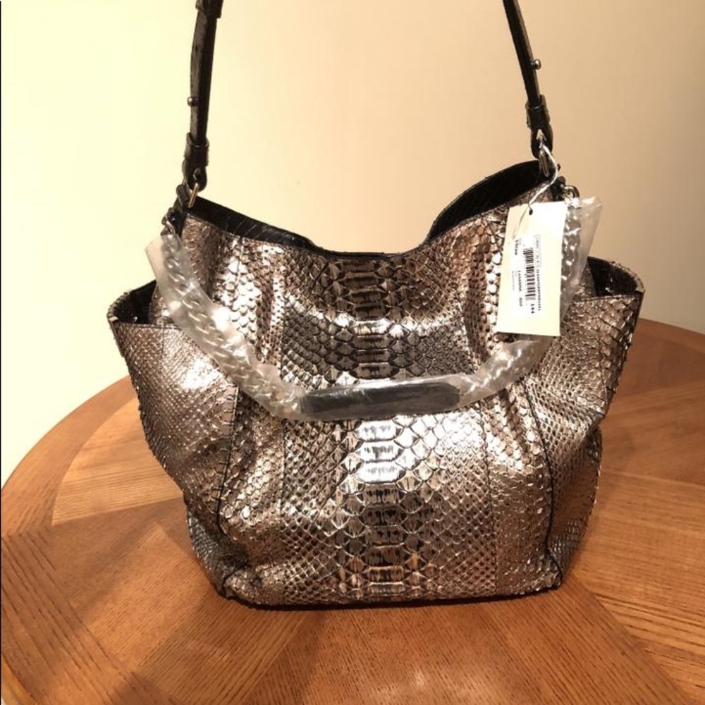 Jimmy Choo Authenitc Python Hobo Bag